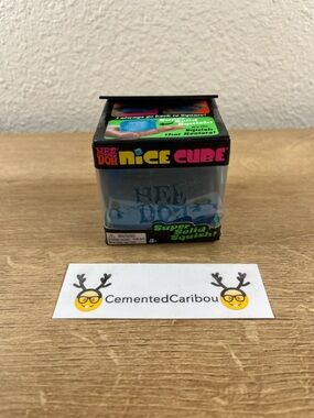 NeeDoh Nice Cube Blue Stress Relief Squishy Fidget Toy NEW SEALED